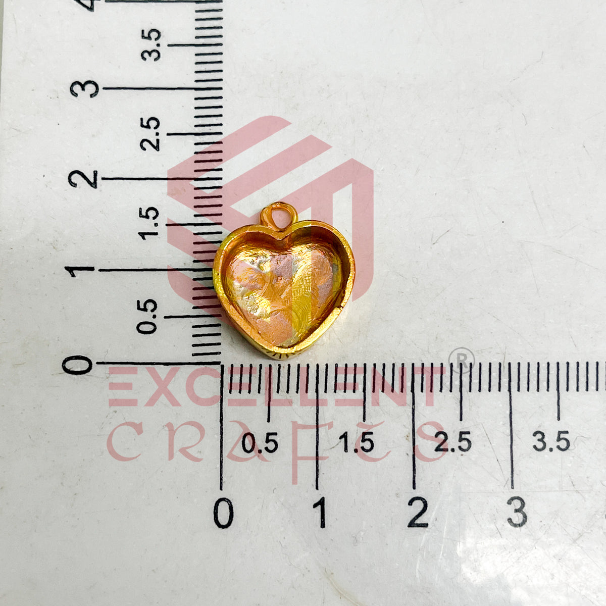 5mm Thickness Heart Cabochon Bezel- 1Pc