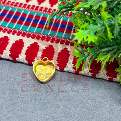 5mm Thickness Heart Cabochon Bezel- 1Pc