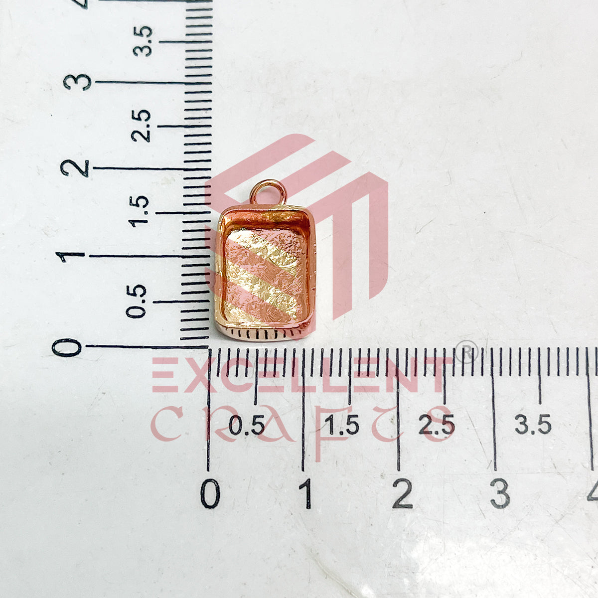 5mm Thickness Rectangle Cabochon Bezel- 1Pc