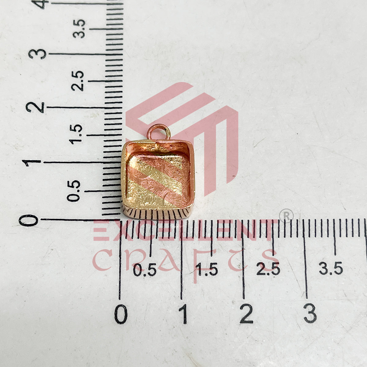5mm Thickness Square Cabochon Bezel- 1Pc