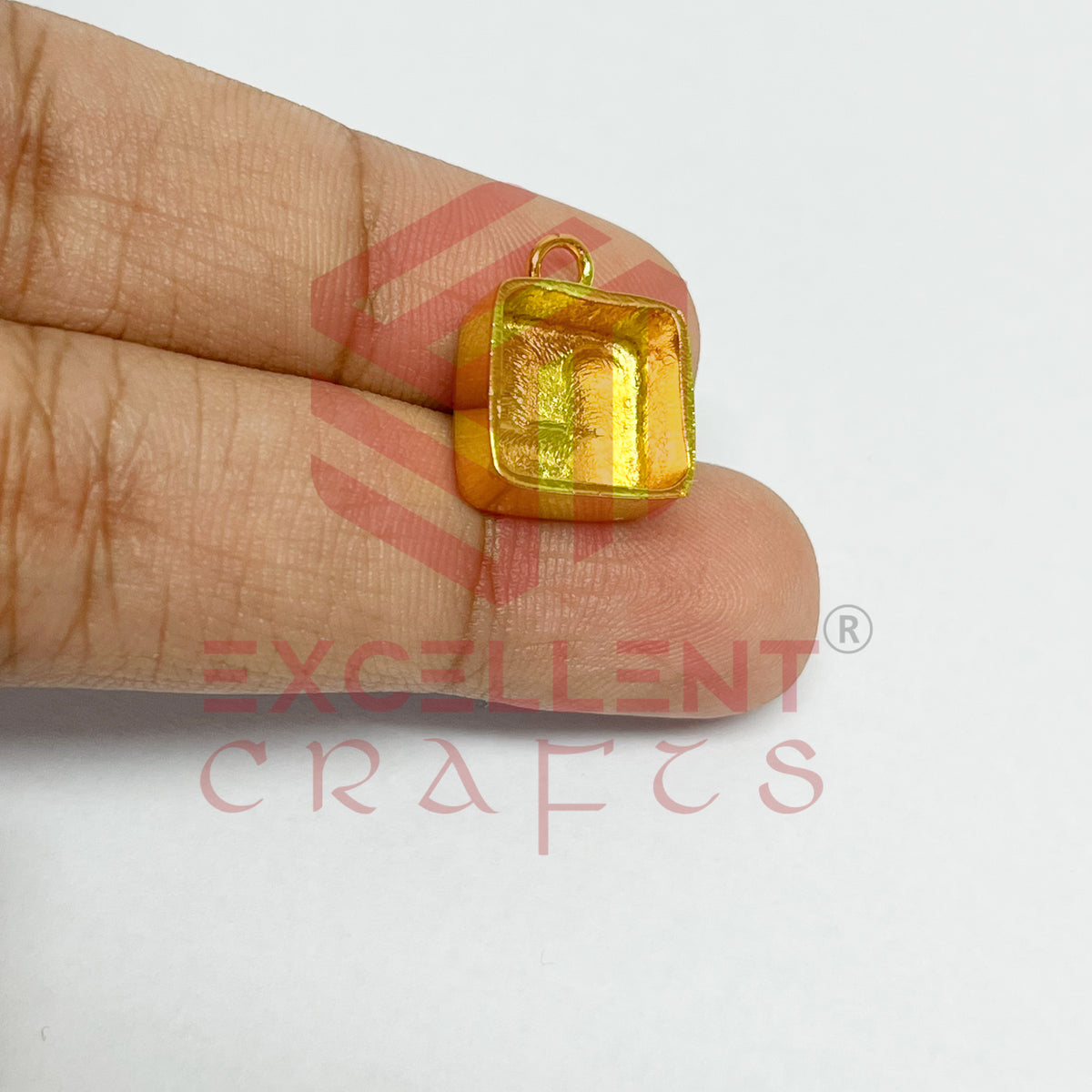 5mm Thickness Square Cabochon Bezel- 1Pc