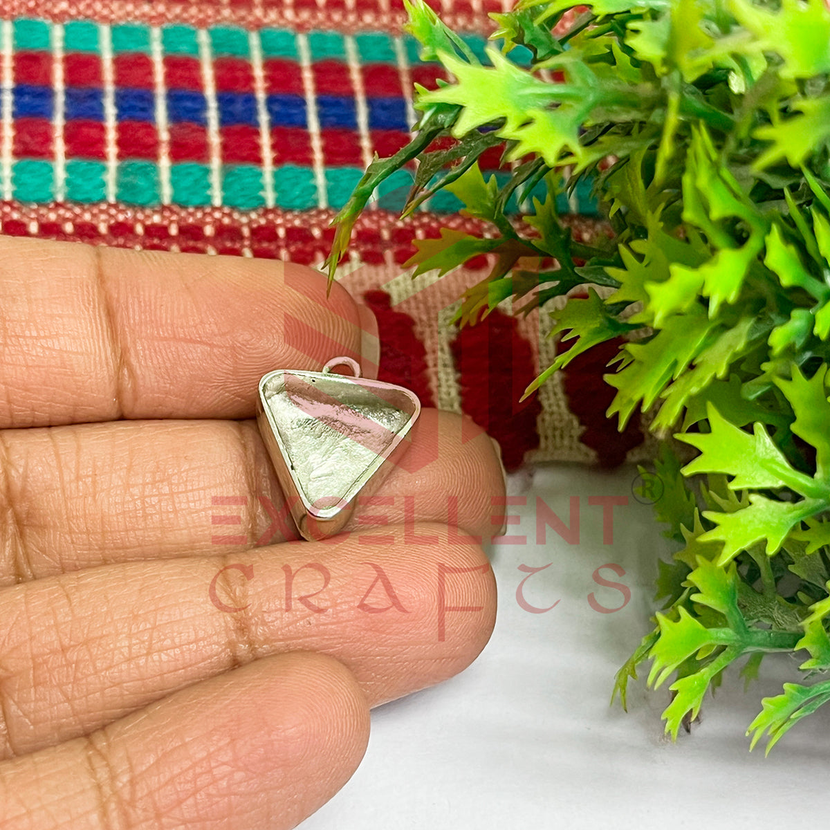 5mm Thickness Triangle Cabochon Bezel- 1Pc