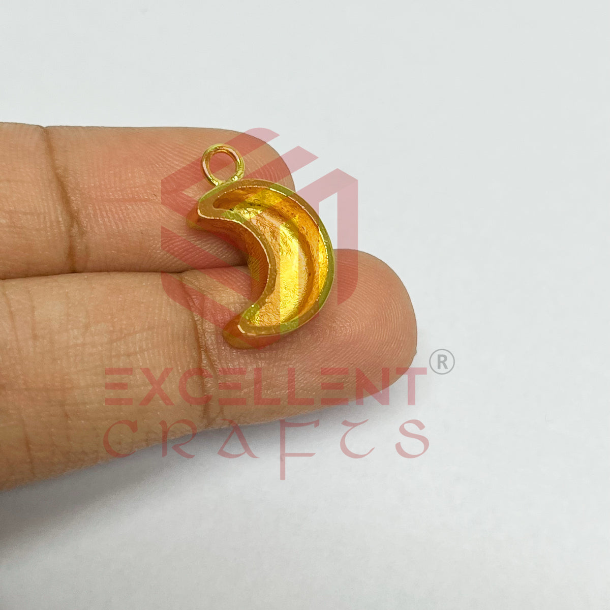 5mm Thickness Halfmoon Cabochon Bezel- 1Pc