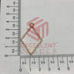 40mm x 25mm Open Back Bezel Diamond Shape