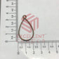 35mm x 20mm Open Back Bezel Teardrop Shape