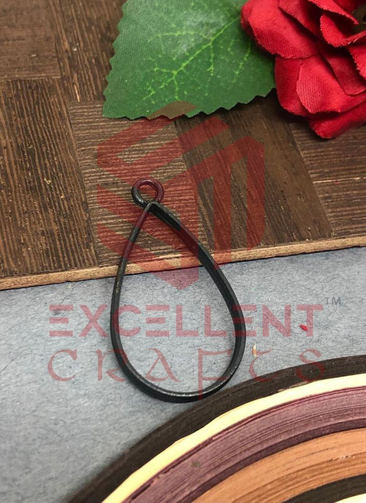 35mm x 20mm Open Back Bezel Teardrop Shape