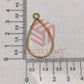 35mm x 20mm Open Back Bezel Teardrop Shape