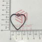 30mm Open Back Bezel Heart Shape