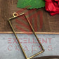 45mm x 20mm Open Back Bezel Rectangle Shape