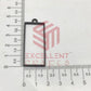 45mm x 20mm Open Back Bezel Rectangle Shape
