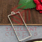 45mm x 20mm Open Back Bezel Rectangle Shape