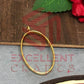 35mm x 20mm Open Back Bezel Oval Shape (Demo Products)