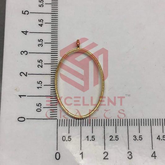 35mm x 20mm Open Back Bezel Oval Shape