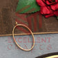35mm x 20mm Open Back Bezel Oval Shape (Demo Products)