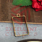 30mm x 20mm Open Back Bezel Small Rectangle Shape