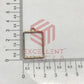 30mm x 20mm Open Back Bezel Small Rectangle Shape