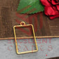 30mm x 20mm Open Back Bezel Small Rectangle Shape