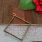 45mm x 40mm Open Back Bezel Rhombus Shape