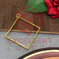 45mm x 40mm Open Back Bezel Rhombus Shape