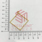 45mm x 40mm Open Back Bezel Rhombus Shape