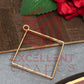 45mm x 40mm Open Back Bezel Rhombus Shape