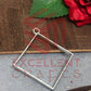 45mm x 40mm Open Back Bezel Rhombus Shape