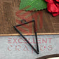 37mm x 20mm Open Back Bezel Triangle Shape