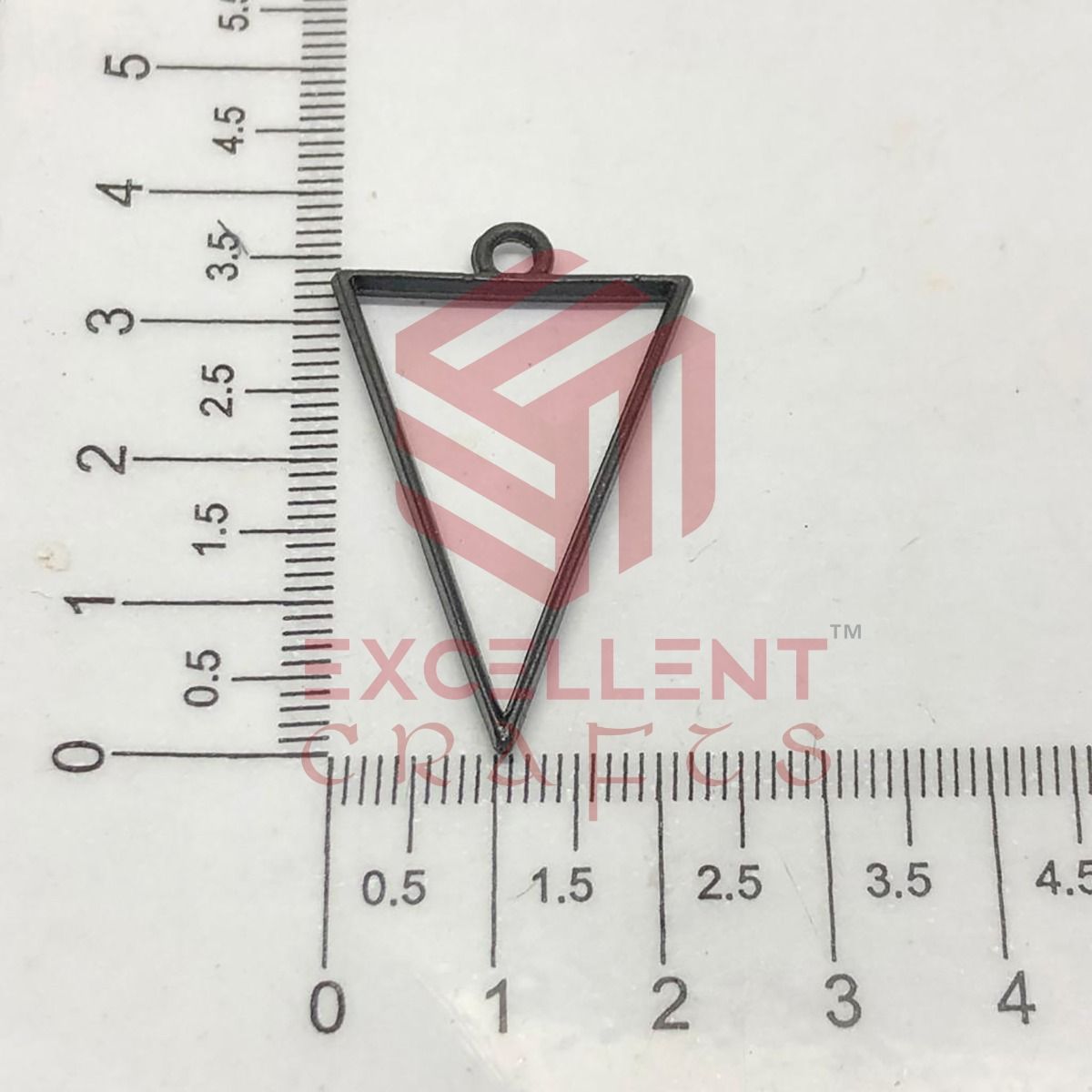 37mmx20mm Open Back Bezel Triangle Shape