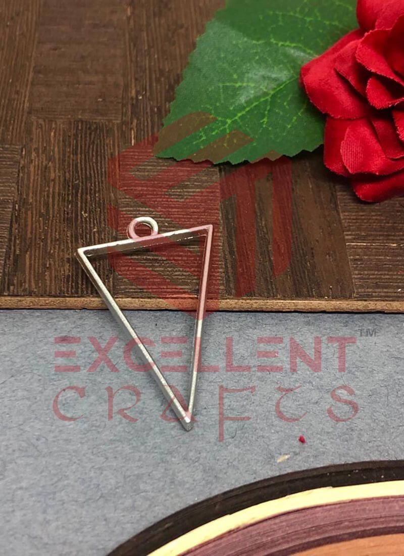 37mm x 20mm Open Back Bezel Triangle Shape