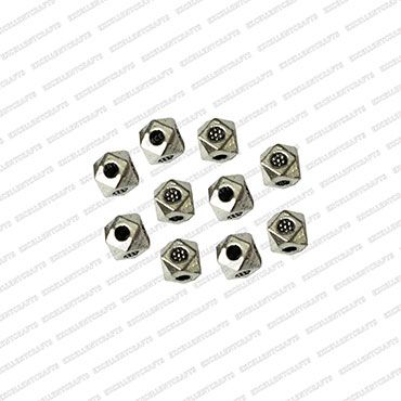 ECMANTBEAD43-3mm-x-3mm-Square-Shape-Metal-Antique-Finish-Silver-Color-Bead-Design-1
