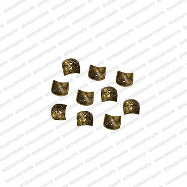 ECMANTCAP121-18mm-x-18mm-Square-Shape-Gold-Antique-Finish-Metal-Head-Cap-Design-1