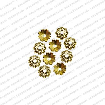 ECMANTCAP28-10mm-Dia-Round-Shape-Gold-Antique-Finish-Metal-Head-Cap-Design-6