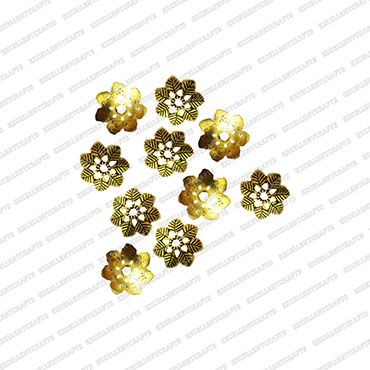 ECMANTCAP46-16mm-Dia-Round-Shape-Gold-Antique-Finish-Metal-Head-Cap-Flower-Design-4