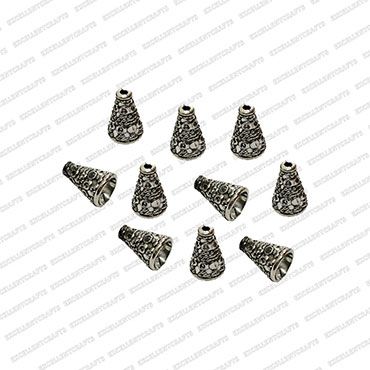 ECMANTCAP66-8mm-Dia-Cone-Shape-Silver-Antique-Finish-Metal-Head-Cap-Design-4