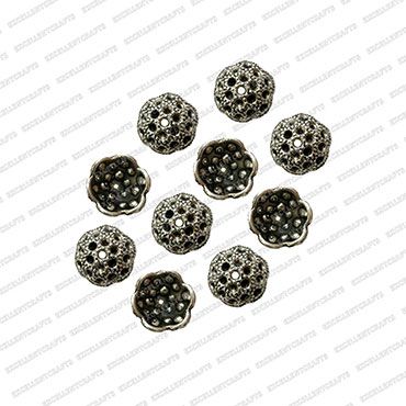 ECMANTCAP82-12mm-Dia-Round-Shape-Silver-Antique-Finish-Metal-Head-Cap-Flower-Design-11