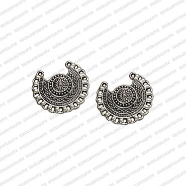 ECMANTCEB41-Half-Moon-Shape-Silver-Antique-Finish-Metal-Chandelier-Earring-Base-Design-5