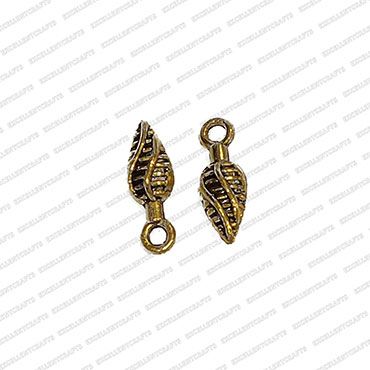 ECMANTCH133-Tear-Drop-Shape-Metal-Antique-Finish-Gold-Charm-Design-6 V1