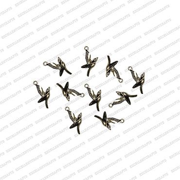 ECMANTCH41-Bird-Shape-Metal-Antique-Finish-Silver-Charm-Design-3