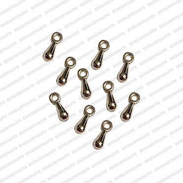 ECMANTCH67-Tear-Drop-Shape-Metal-Antique-Finish-Silver-Charm-Design-4