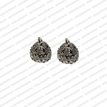 ECMANTJB149-Dome-Shape-Metal-Antique-Finish-Silver-Jhumka-Base-Design-91