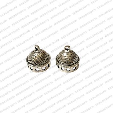 ECMANTJB23-Dome-Shape-Metal-Antique-Finish-Silver-Jhumka-Base-Design-18