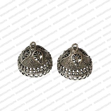 ECMANTJB54-Dome-Shape-Metal-Antique-Finish-Silver-Jhumka-Base-Design-42