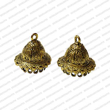 ECMANTJB82-Cone-Shape-Metal-Antique-Finish-Gold-Jhumka-Base-Design-5