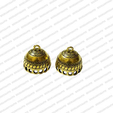 ECMANTJB88-Dome-Shape-Metal-Antique-Finish-Gold-Jhumka-Base-Design-3