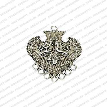 ECMANTPEN101-Double-Peacock-Shape-Metal-Antique-Finish-Silver-Color-Pendant-Design-6