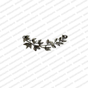 ECMANTPEN119-Half-Moon-Shape-Metal-Antique-Finish-Silver-Color-Pendant-Leaf-Design-1