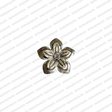 ECMANTPEN39-Round-Shape-Metal-Antique-Finish-Silver-Color-Pendant-Flower-Design-3