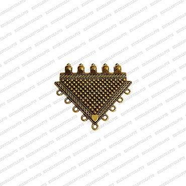 ECMANTPEN80-Triangle-Shape-Metal-Antique-Finish-Gold-Color-Pendant-Design-1