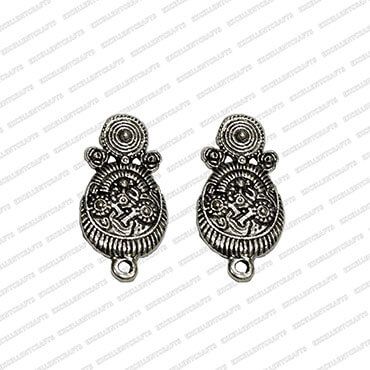 Metal Antique Finish Silver Color Stud Design 3