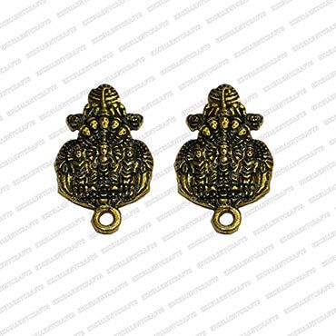 Lord Naagraj Metal Antique Finish Gold Color Stud Design 1